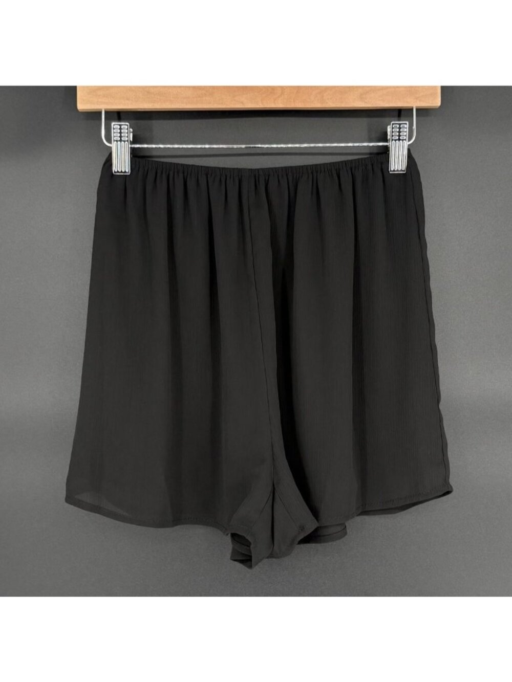 Petal + Pup Women's Black Flowy Shorts S Elastic Waist Dressy Pull On Going Out